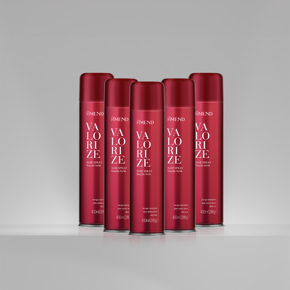 Kit Hair Spray Amend Valorize forte 400ML | 5 produtos image number 2