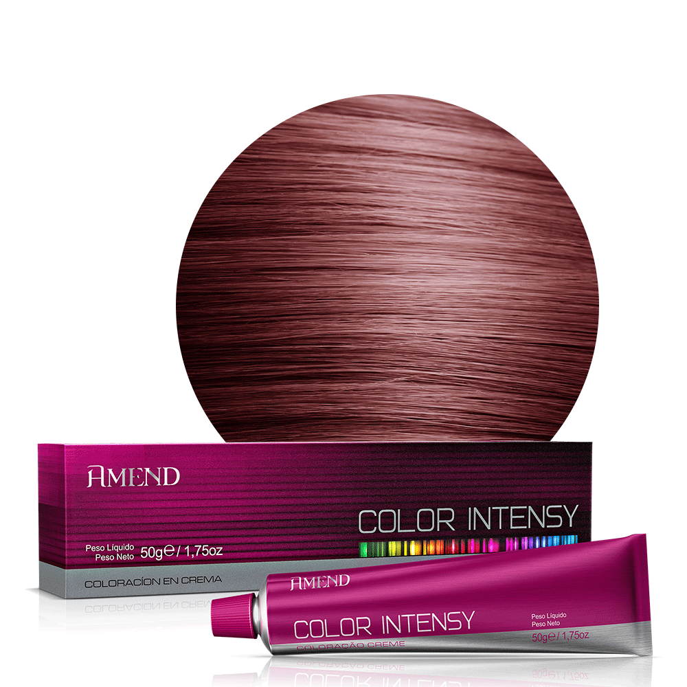 Coloração Amend Color Intensy 4.66 Castanho Médio Vermelho Intenso 50g