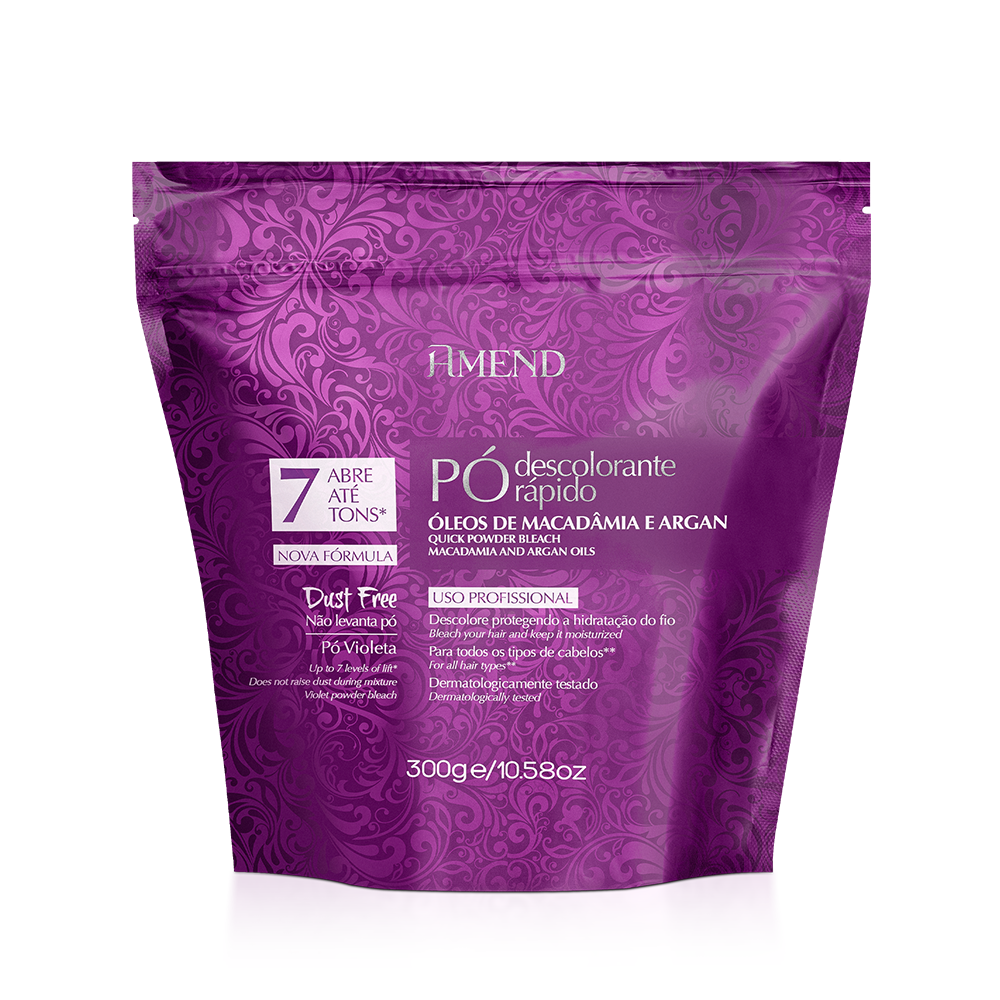P&oacute; Descolorante R&aacute;pido Macad&acirc;mia e Argan