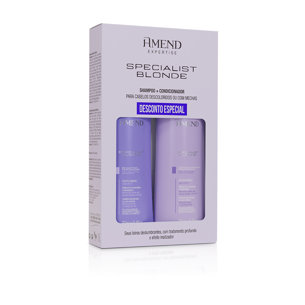 Kit Promocional Amend Expertise Specialist Blonde | 2 produtos