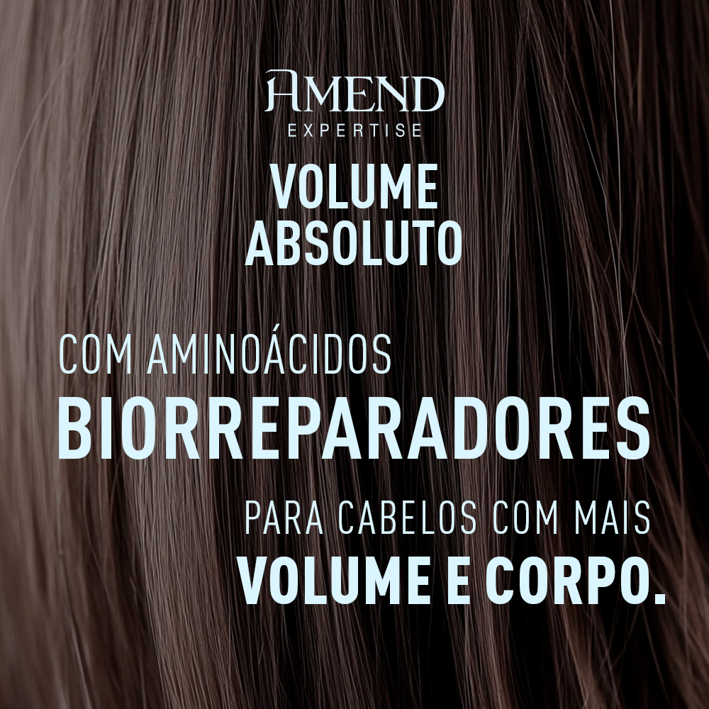 Kit Shampoo + Mousse + Condicionador + Máscara | Amend Expertise Volume Absoluto