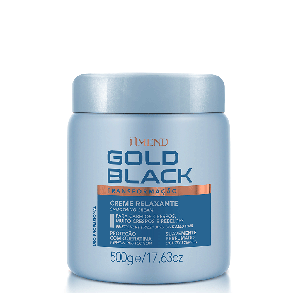 Creme Relaxante Amend Gold Black 500g
