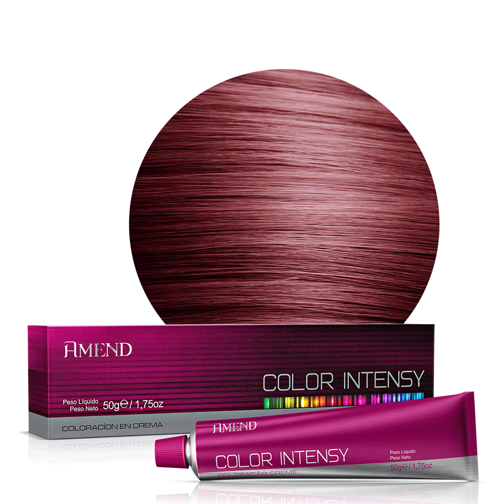 Coloração Amend Color Intensy 55.46 Castanho Claro Cobre Avermelhado Intenso (Amora) 50g image number 3