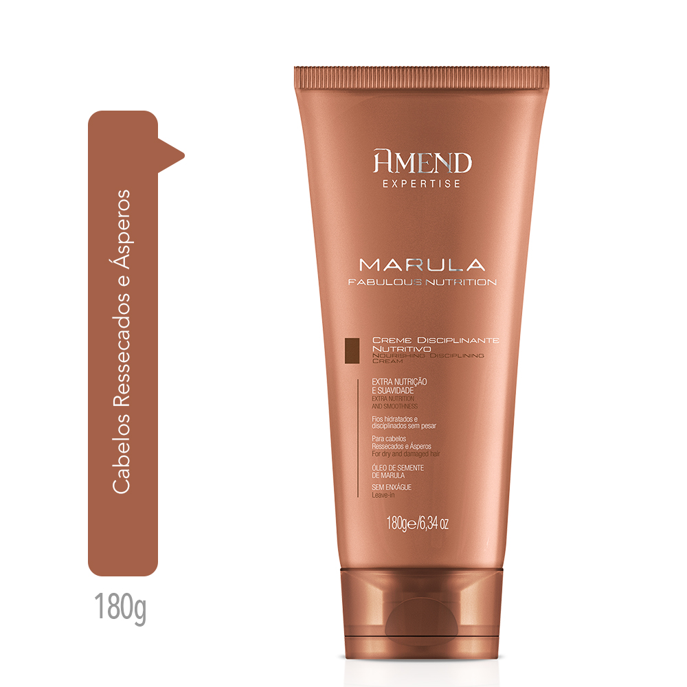 Creme Disciplinante Nutritivo Amend Expertise Marula Fabulous Nutrition 180g