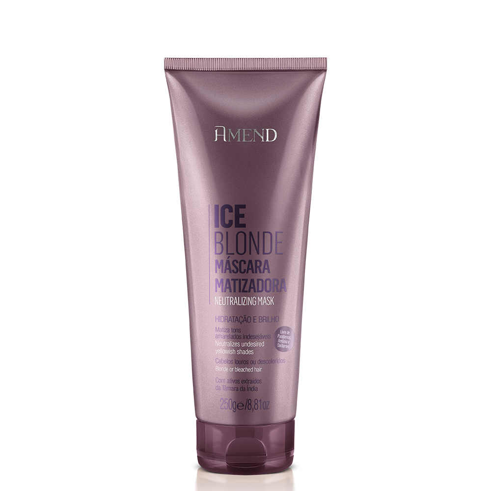 Máscara Matizadora Amend Ice Blonde 250g Máscara Matizadora Amend Ice Blonde 250g