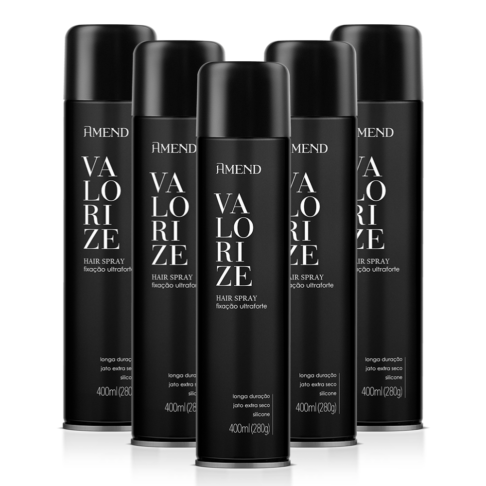 Kit Hair Spray Amend Valorize Ultraforte 400ML | 5 produtos image number 3