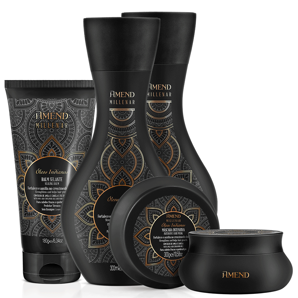 Kit Amend Millenar Óleos Indianos | 4 produtos