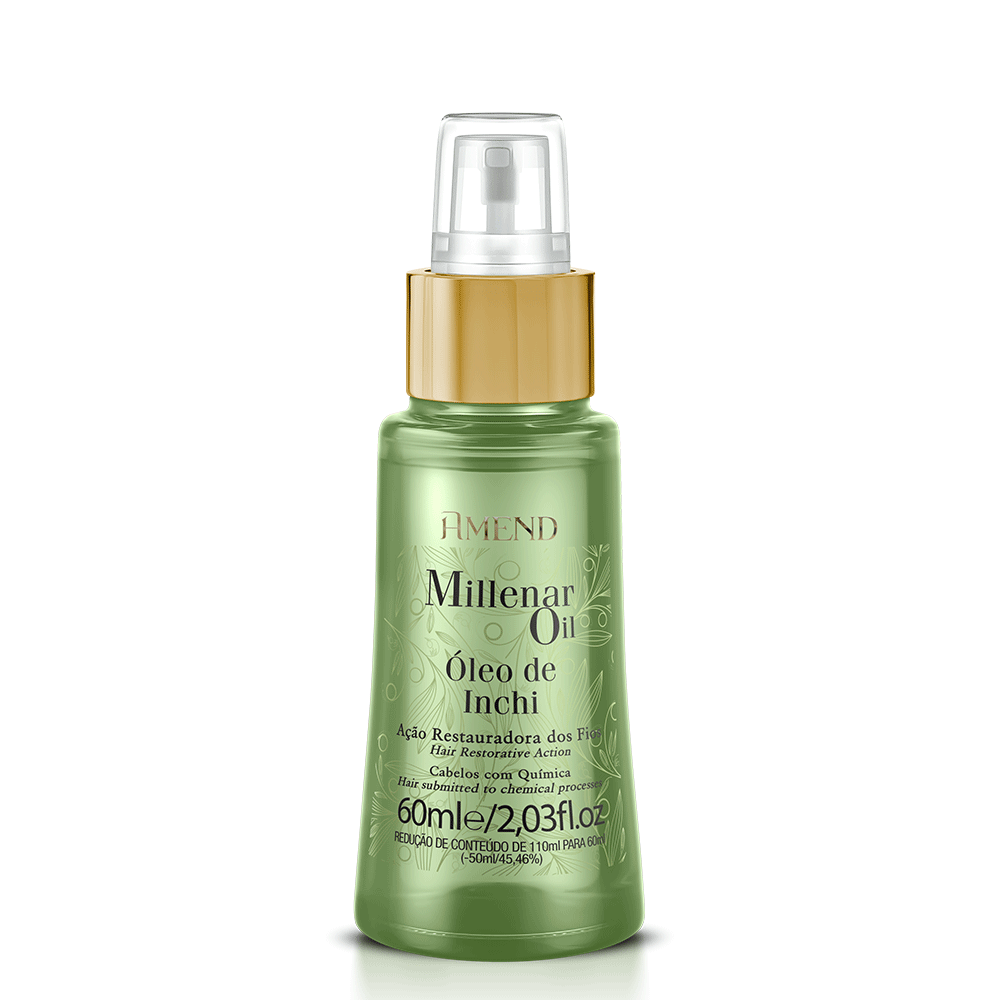 Óleo de Inchi Amend Millenar Oil Segredos do Mundo 60ml image number 1