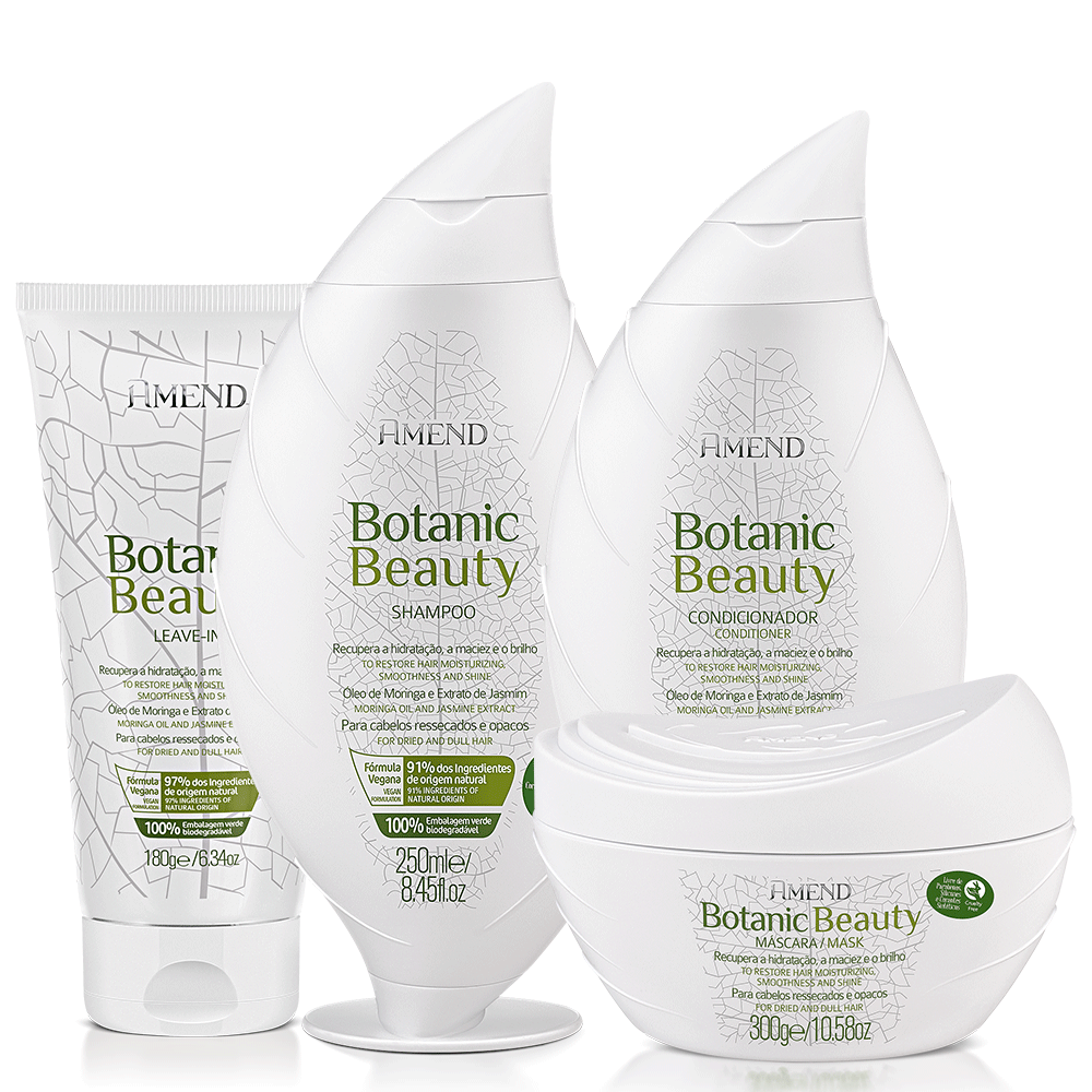 Amend Botanic Beauty Floral Haarmaske - Mit Moringaöl & Jasminextrakt, Feuchtigkeitsspendend & Revitalisierend