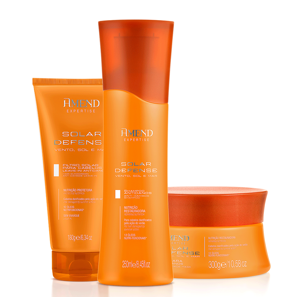 Kit Antidanos Amend Expertise Solar Defense | 3 produtos