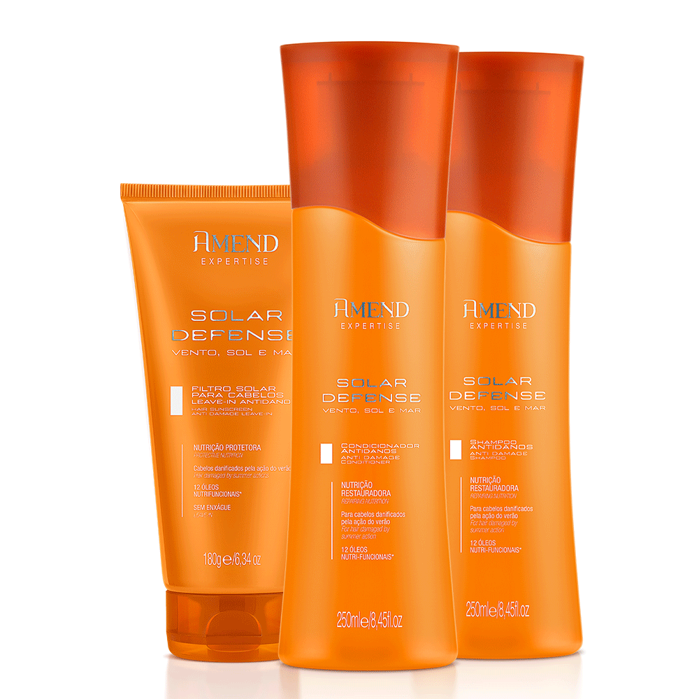 Kit Antidanos Amend Expertise Solar Defense | 3 produtos
