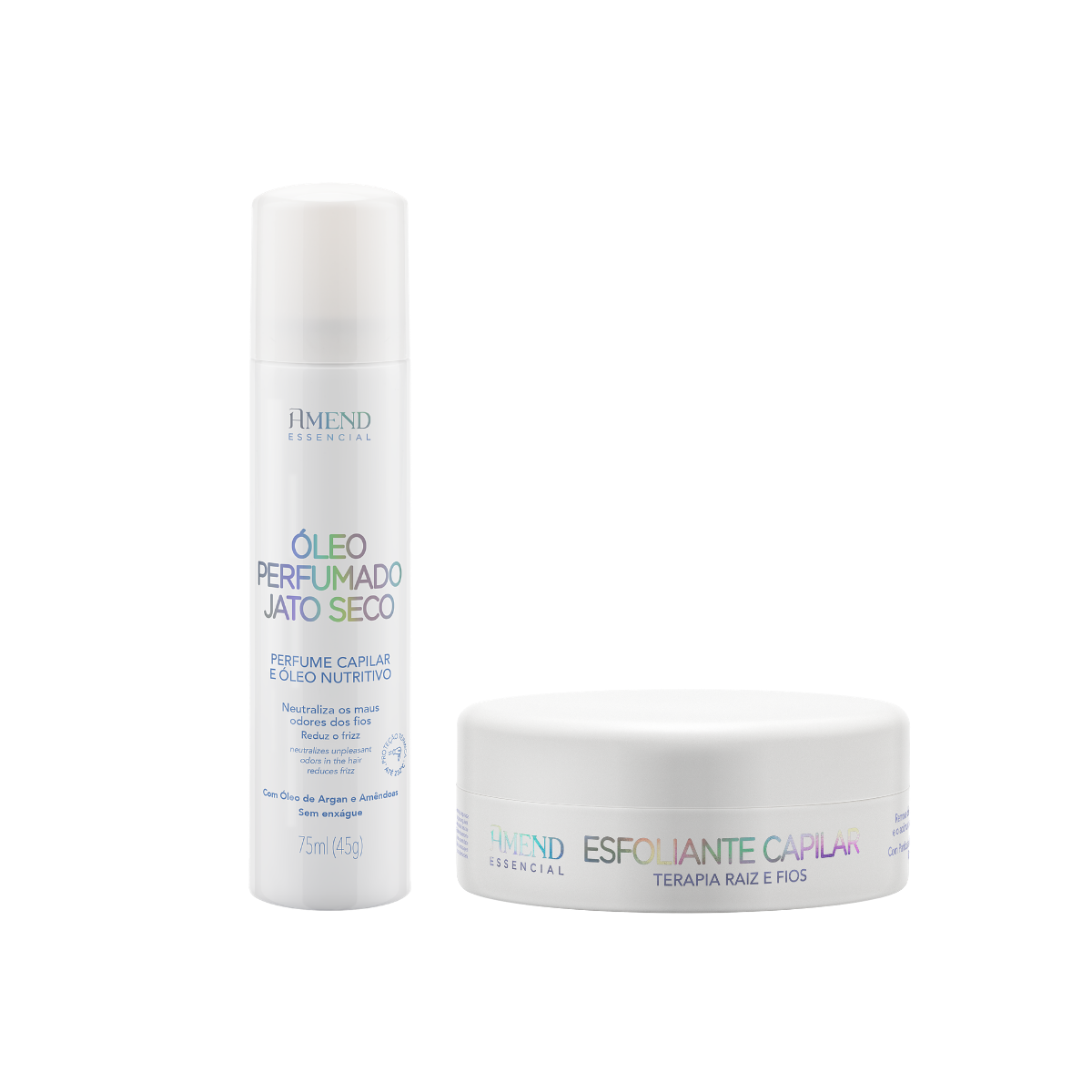Kit Perfume Capilar e Óleo Nutritivo + Esfoliante Capilar