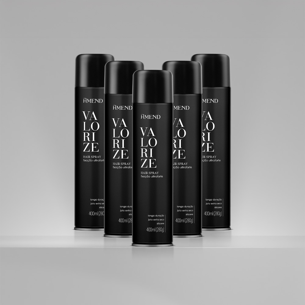 Kit Hair Spray Amend Valorize Ultraforte 400ML | 5 produtos image number 2